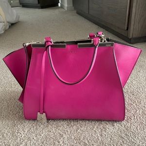 COPY - Fendi Fuchsia Leather 3Jours Medium
